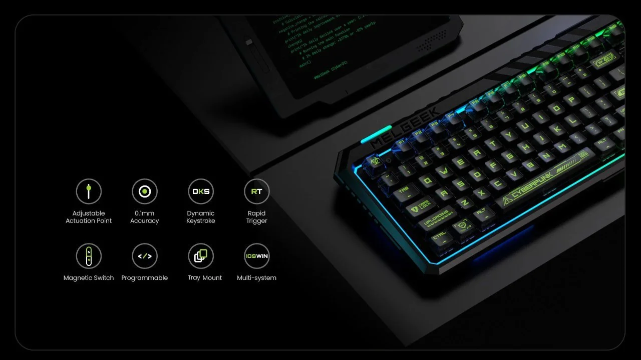 MelGeek CYBER01 Magnetic Switch Gaming Keyboard Review: A New Kind